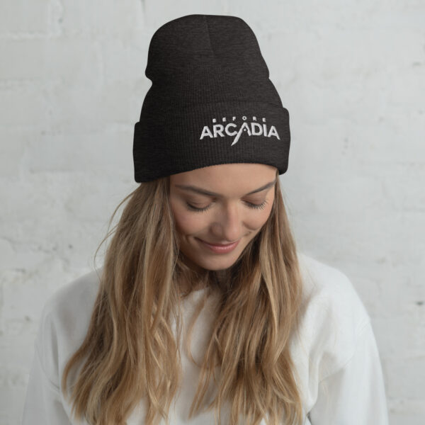 Before Arcadia Logo Cuffed Beanie - Image 4