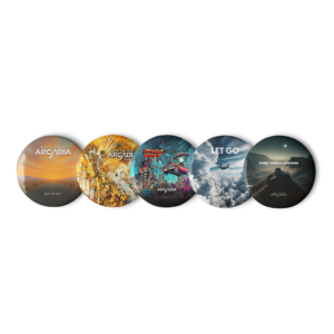 Button Set - Let Go EP Album Artwork (Singles)